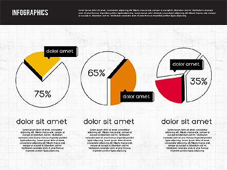 Diagrams Tool Kit in Flat Design Presentation Template, Master Slide