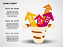 Creative Business Concept Shapes slide 6