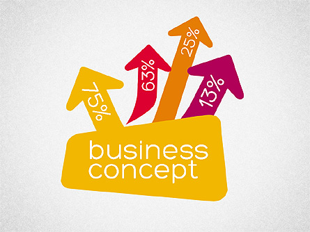 Creative Business Concept Shapes Presentation Template, Master Slide