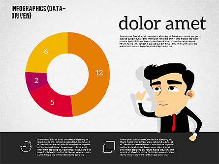 Presentation with Character Presentation Template, Master Slide