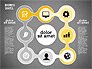 Process Shapes Collection in Flat Design slide 13