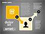 Process Shapes Collection in Flat Design slide 14