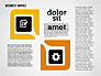 Process Shapes Collection in Flat Design slide 8