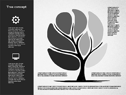 Week Tree Concept Presentation Template, Master Slide