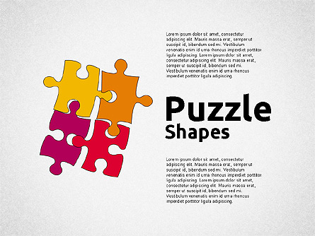 Puzzle Theme Presentation Presentation Template, Master Slide