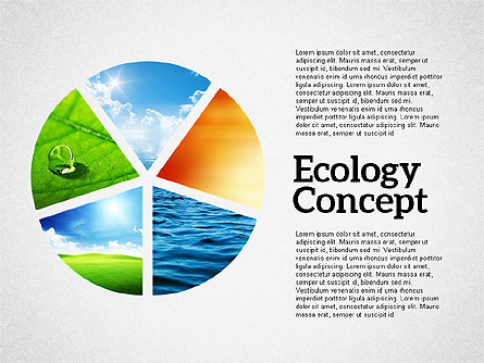 Ecology Presentation Concept Presentation Template, Master Slide