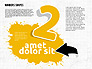 Colored Paint Blotches with Numbers slide 2