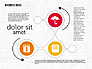 Work Process Steps with Icons slide 1