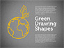 Green Sketch Style Shapes slide 9