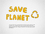 Save the Planet Shapes slide 1