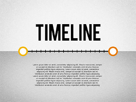 Timeline with Pins Presentation Template, Master Slide