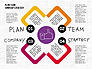 Plan Team Company Strategy Diagram slide 1