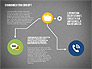 Communication Concept in Flat Design slide 13