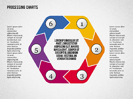 Process Chain Diagram Presentation Template, Master Slide