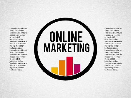 Online Marketing Presentation Presentation Template, Master Slide