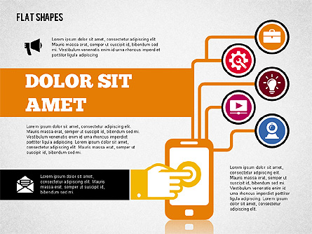 Media Content Presentation Presentation Template, Master Slide