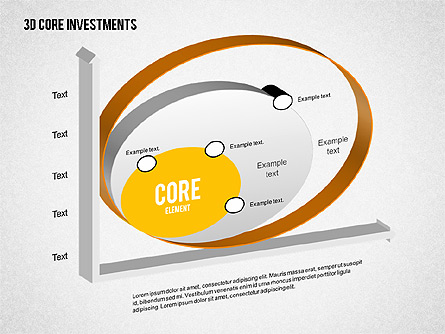 3D Core Investments Presentation Template, Master Slide