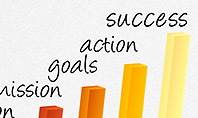 Steps to Success Bar Chart