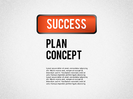 Successful Plan Presentation Concept Presentation Template, Master Slide