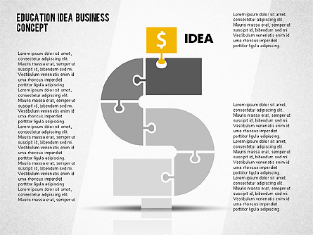 Profitable Idea Diagram Presentation Template, Master Slide