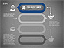 Four Steps with Icons slide 9