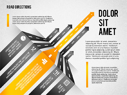 Road Options Presentation Template, Master Slide