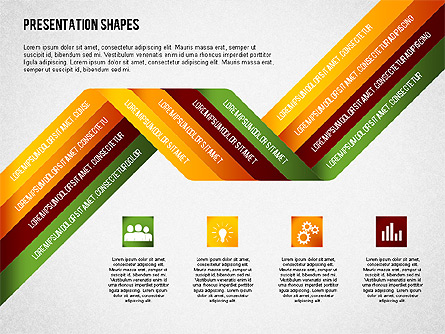 Origami Style Options and Shapes Presentation Template, Master Slide