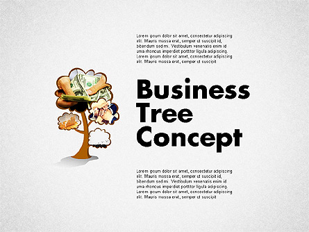 Investment Tree Diagram Presentation Template, Master Slide