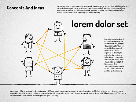 Character in Variety of Situations Presentation Template, Master Slide