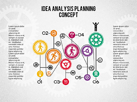 Idea Planning and Analysis Presentation Presentation Template, Master Slide