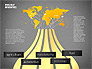 World Map Infographics slide 10