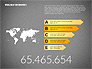 World Map Infographics slide 13