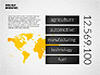 World Map Infographics slide 3
