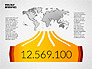 World Map Infographics slide 4