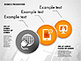 Content Sharing Process with Icons slide 3