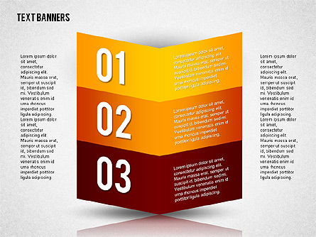 Text Boxes in Flat Design Presentation Template, Master Slide
