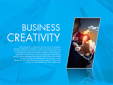 Business Creativity Presentation Template Presentation Template, Master Slide