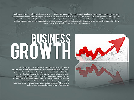 Business Growth Presentation Template Presentation Template, Master Slide