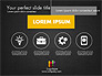 Dark and Yellow Presentation Template slide 13