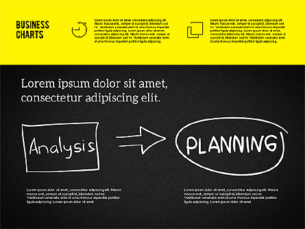 Strategy Presentation on Chalk Board Presentation Template, Master Slide