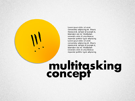 Multitasking Concept Presentation Template Presentation Template, Master Slide