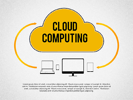 Cloud Computing Presentation Template, Master Slide