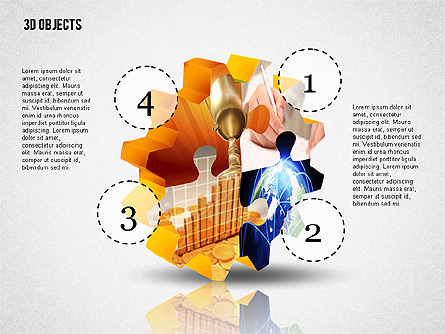 3D Objects with Photos for Presentations in PowerPoint and Keynote ...