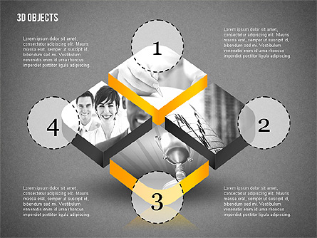 3D Objects with Photos for Presentations in PowerPoint and Keynote ...