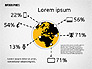 Global Communication Infographics slide 1