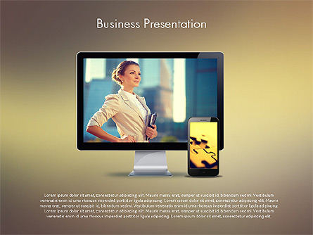 Modern Business Presentation Template Presentation Template, Master Slide