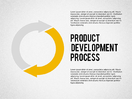 Product Development Process with Gauge Presentation Template, Master Slide