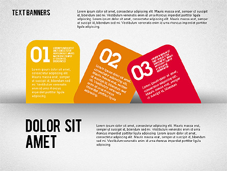 Text Banners Presentation Template, Master Slide