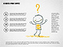 Stickman and Questions Hand Drawn Shapes slide 6