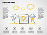 Stickman and Questions Hand Drawn Shapes slide 8